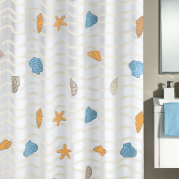 New Beach Shower Curtain Shower Curtains product photo